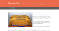 Desktop Screenshot of namdharitruth.info