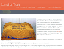 Tablet Screenshot of namdharitruth.info